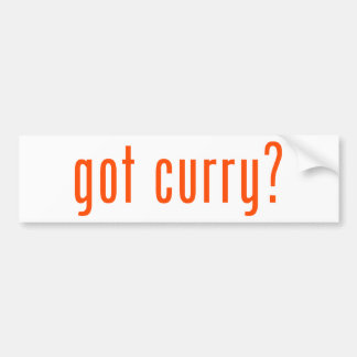 got Curry? Autoaufkleber