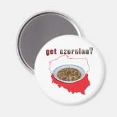 Got Czarnina Polnische Karte Magnet (Vorderseite/Rückseite)