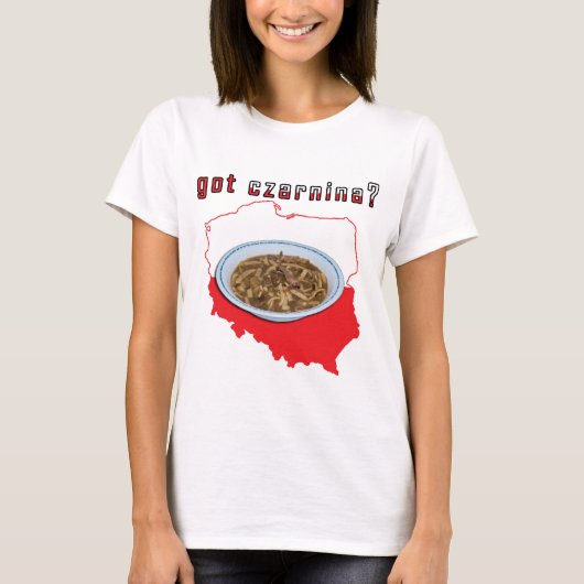 Got Czarnina Polnische Karte T-Shirt (Vorderseite)