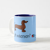 Got Dackel? Zweifarbige Tasse (Vorderseite Links)