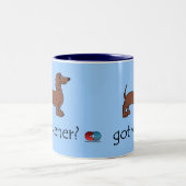 Got Dackel? Zweifarbige Tasse (Mittel)