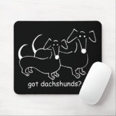 got Dackeln #2 mousepad (Mit Mouse)