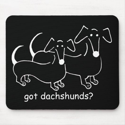 got Dackeln #2 mousepad (Vorne)