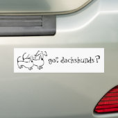 got Dackeln? Autoaufkleber (Auf Auto)