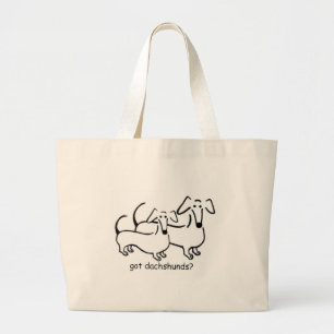 got Dackeln? Taschen-Tasche Jumbo Stoffbeutel