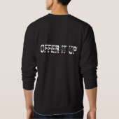 got das Leiden? Schwarzes Sweatshirt II (Rückseite)