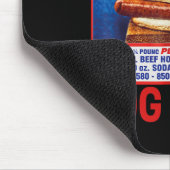 Got, dass Hund in mir Funny Hotdogs Combo 4. Juli Mousepad (Ecke)