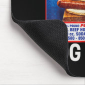 Got, dass Hund in mir Funny Hotdogs Combo 4. Juli Mousepad (Ecke)
