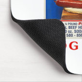 Got, dass Hund in mir Funny Hotdogs Combo 4. Juli Mousepad (Ecke)