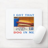Got, dass Hund in mir Funny Hotdogs Combo 4. Juli Mousepad (Mit Mouse)