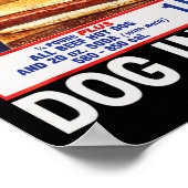 Got, dass Hund in mir Funny Hotdogs Combo 4. Juli Poster (Ecke)