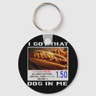 Got, dass Hund in mir Funny Hotdogs Combo 4. Juli Schlüsselanhänger