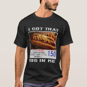 Got, dass Hund in mir Funny Hotdogs Combo 4. Juli T-Shirt