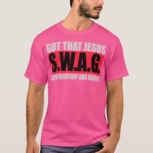 Got, dass Jesus Swag - Funny Christlich T-Shirt (Vorderseite)