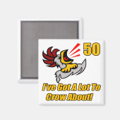 Got der 50. Geburtstagsgeschenke Magnet (Vorderseite/Rückseite)