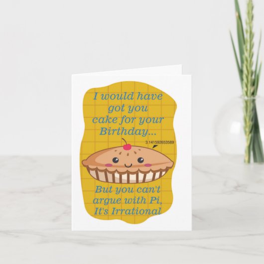 Got der Geburtstagskarte Karte (Vorderseite)