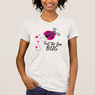 Got der Liebe-Bug ladybug rosa T - Shirt
