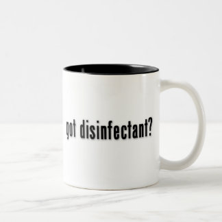 got Desinfektionsmittel? Zweifarbige Tasse