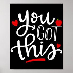 Got diese lustigen Geschenke des Testtages für Leh Poster