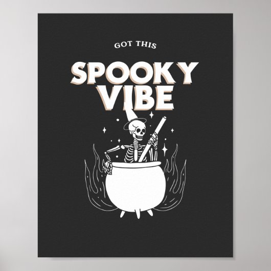Got dieses Spooky Vibe Poster (Vorne)