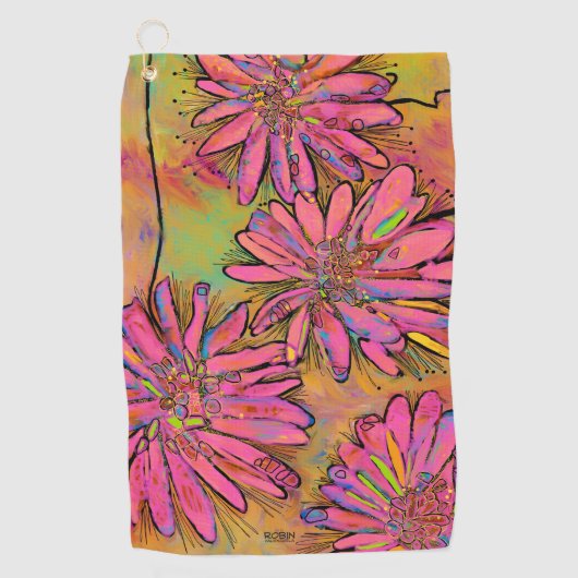 "Got dir den Absturz" Golfhandtuch (Vorderseite)