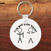 Got dir den Rücken! Schlüsselanhänger (Vorderseite)