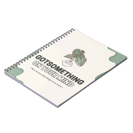 Got dir was im Sinn? | Personalisierbar Notizblock (Linke Seite)