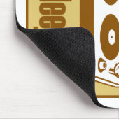 GOT DISKJOCKEY RETRO DJ MOUSEPAD (Ecke)