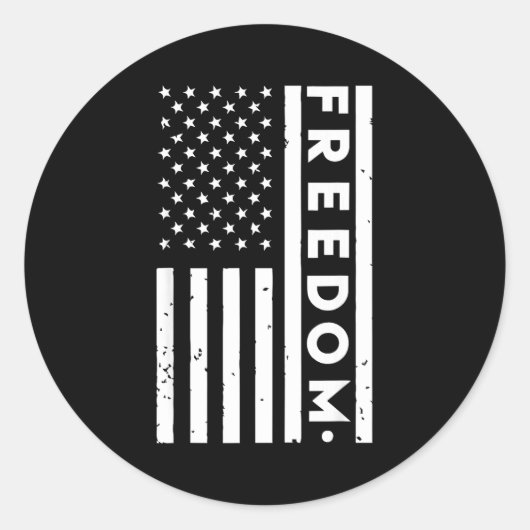 Got Dom Tee Usa Flag For Women And Men Life  Runder Aufkleber (Vorderseite)