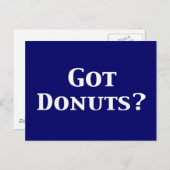 Got Donuts Geschenke Postkarte (Vorne/Hinten)