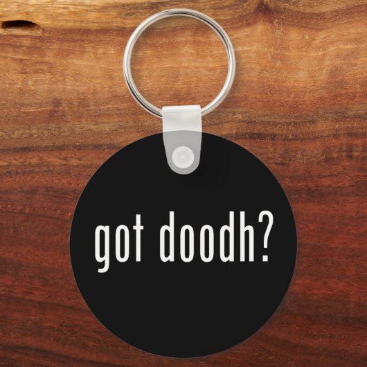 got doodh? schlüsselanhänger (Vorderseite)