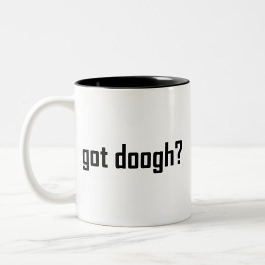 got doogh? zweifarbige tasse (Links)