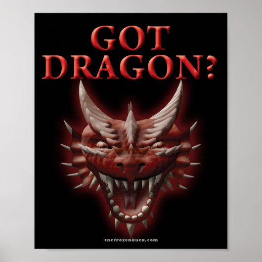 Got Drache? Poster (Vorne)
