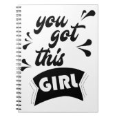 got du dieses Mädchen Notizblock (Vorderseite)