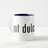 got Dulcimer? Zweifarbige Tasse (Vorderseite Links)
