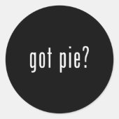 Got E Novelty Funny Baking  Runder Aufkleber (Vorderseite)