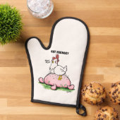 Got Eggnog von Jeff Willis Art Ofenhandschuh (Oben unten)