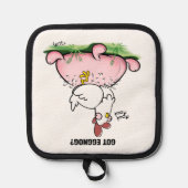 Got Eggnog von Jeff Willis Art Topflappen (Vorderseite)