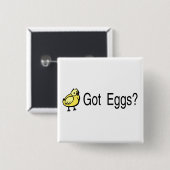 Got Ei-Küken Button (Vorne & Hinten)