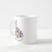 Got Eier? Funny Oaster Bunny Eggs Kaffeetasse (Vorderseite Links)