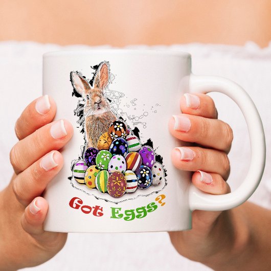 Got Eier? Funny Oaster Bunny Eggs Kaffeetasse