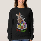 Got Eier? Funny Oaster Bunny Eggs Sweatshirt (Vorderseite)