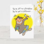 Got ein Diplom Karte (Gelbe Blume)