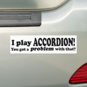Got ein Problem damit, Accordion Autoaufkleber (Auf Auto)