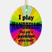 Got ein Problem damit, Handglocken Keramik Ornament (Rechts)