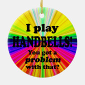 Got ein Problem damit, Handglocken Keramik Ornament (Hinten)