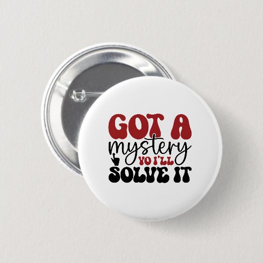 Got ein Rätsel, das du lösen wirst Button (Vorne & Hinten)