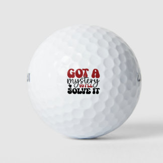 Got ein Rätsel, das du lösen wirst Golfball