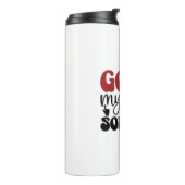 Got ein Rätsel, das du lösen wirst Thermosbecher (Nach links gedreht)