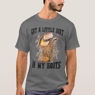 Got ein wenig direkt auf meine Stiefel lustige Cou T-Shirt